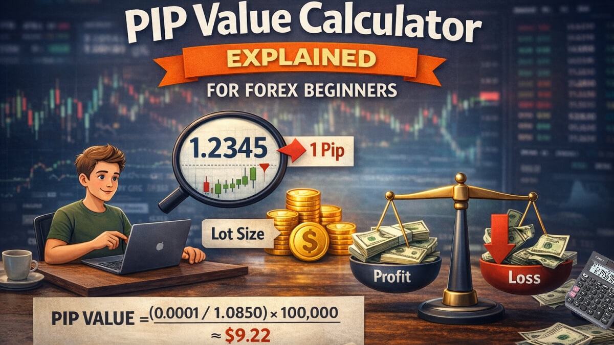 PIP Value Calculator Explained for Forex Beginners
